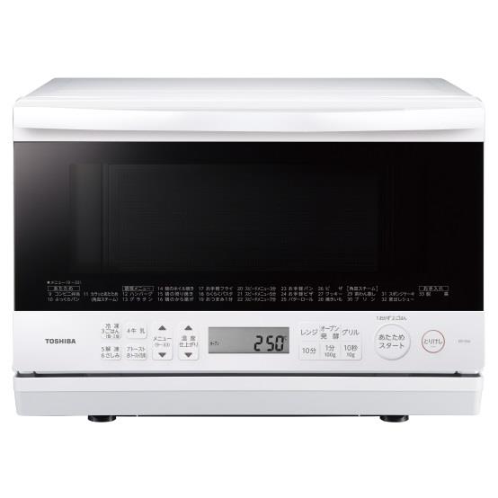東芝 オーブンレンジ 石窯ドーム 角皿式スチーム 23L ER-Y60-W グラン