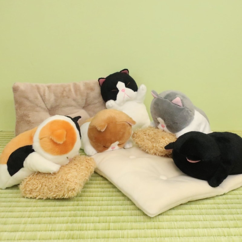 ぼうみたいなねこ マスコット ぬいぐるみ キーホルダー 猫 内藤