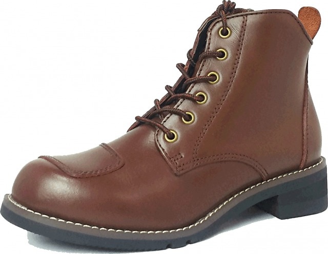 ダークブラウン バックル付き ARROW MOCCASIN リングブーツ ダーク