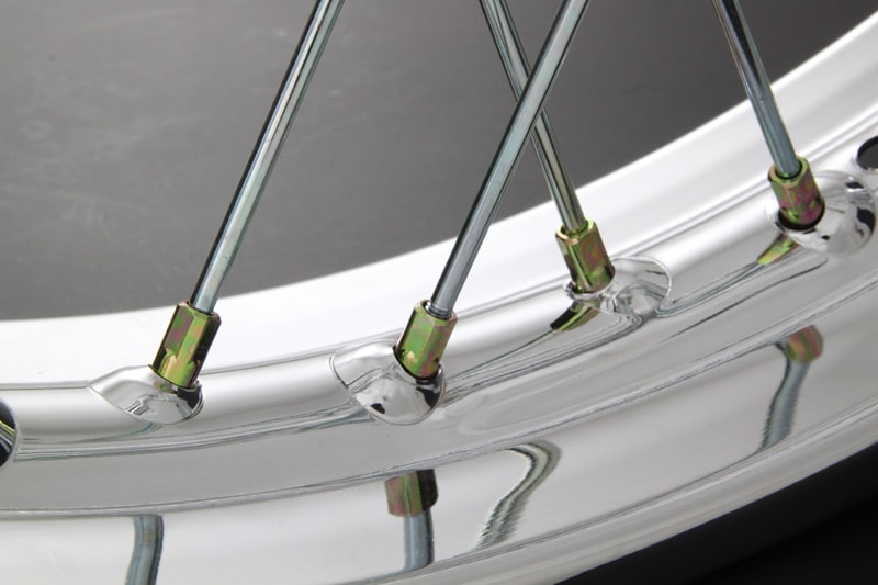 KH250/400 メッキスポークセット ユニクロ仕様 前後セット | 車種から