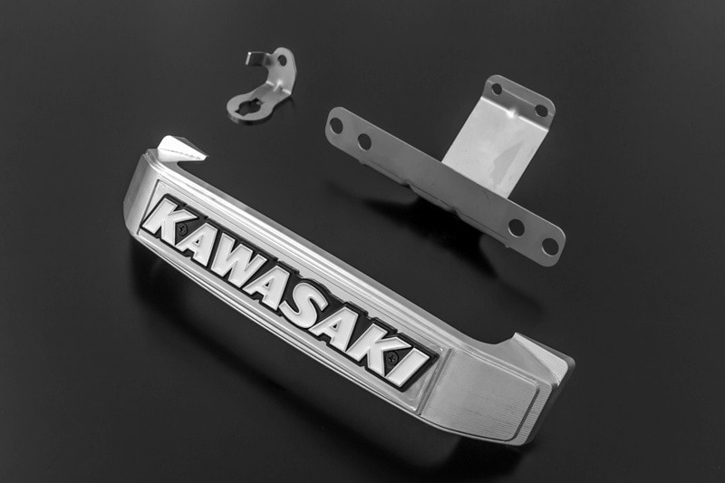 BIGステムエンブレム＆ステーセット KAWASAKI大文字 シルバー Z900RS