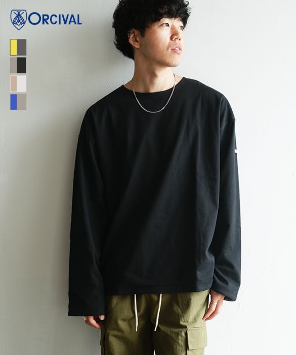SALE 30%OFF】[OR-C0496MMZ]ORCIVAL(オーシバル/オーチバル) BOAT NECK