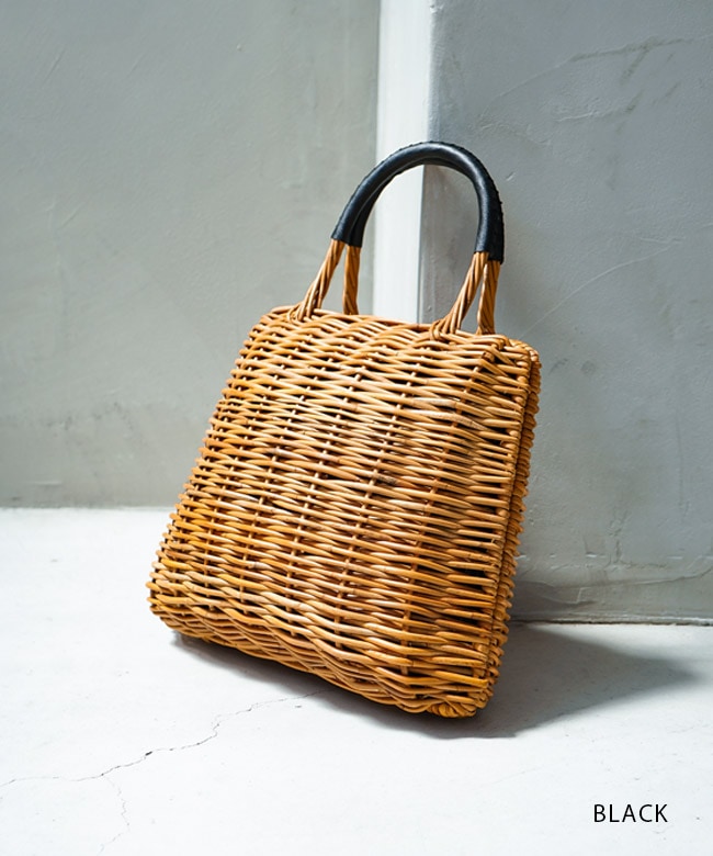 od241-0607]odds(オッズ) shell bag かごバッグ シエルバッグ アラログ