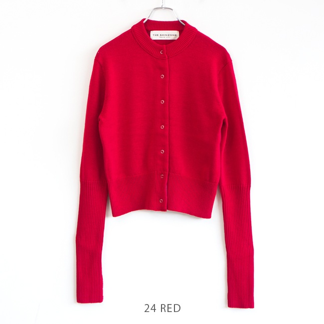 23AMSNI05]THE SHINZONE(ザ シンゾーン) LONG RIB CARDIGAN ロングリブ