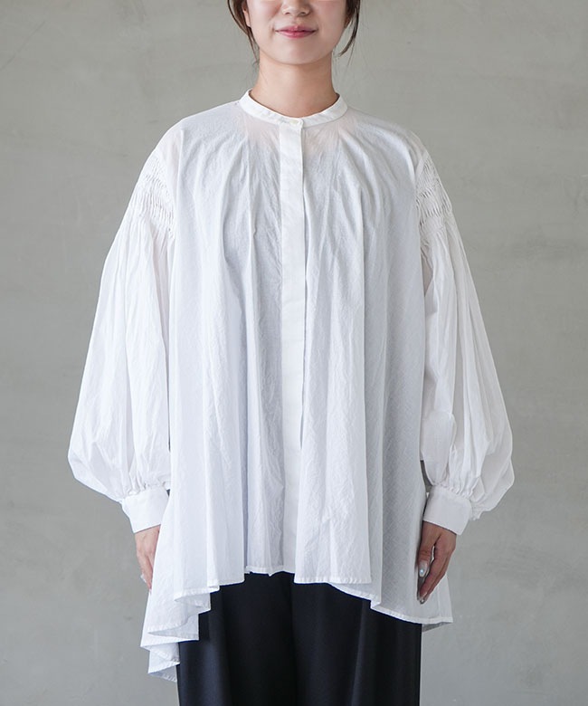 SALE 50%OFF】[3-230083]mizuiro ind(ミズイロインド) ピンタック