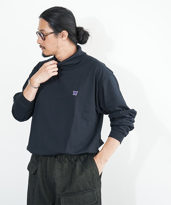 SALE 50%OFF】[pu305]NEEDLES(ニードルズ) L/S High Neck Tee - Poly