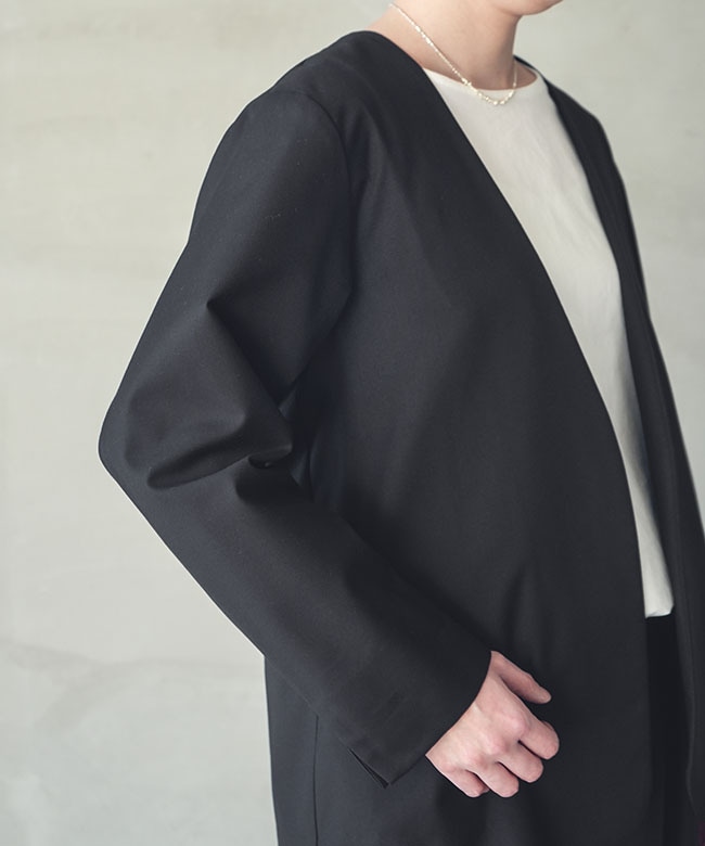 ◇[SMLM-JK]SOLAMONAT LARME(ソラモナラーム) ノーカラージャケット