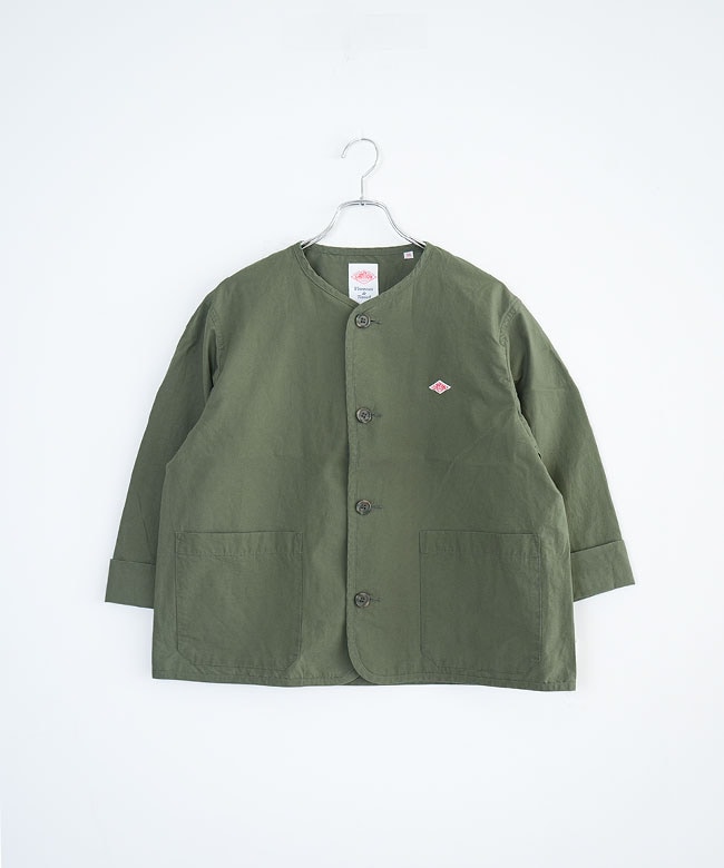 ◇[DT-A0473CFD]DANTON(ダントン) ダウンプルーフカラーレスショート