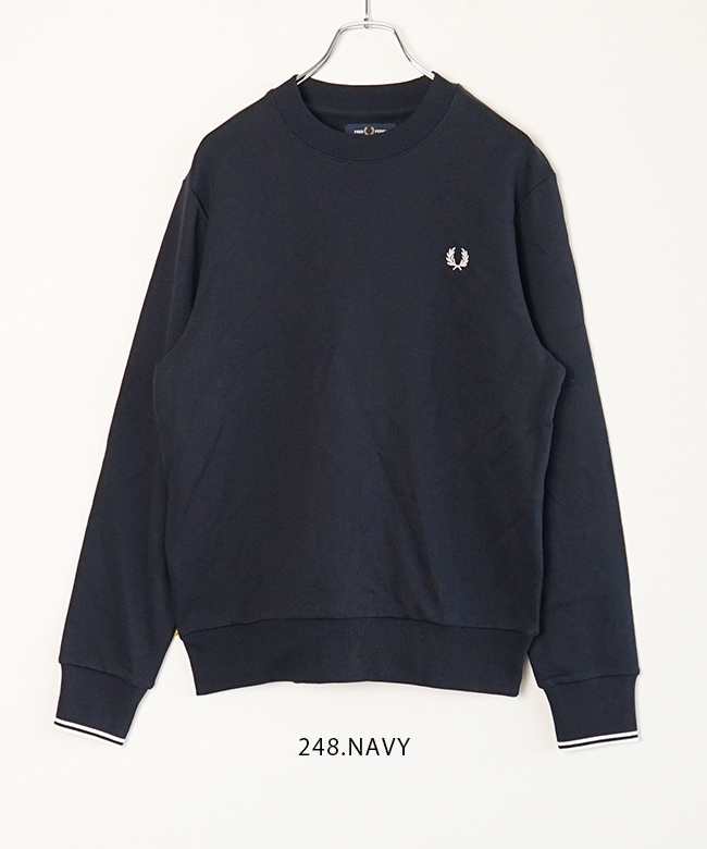 M7535]FRED PERRY(フレッドペリー) Crew Neck Sweatshirt クルーネック