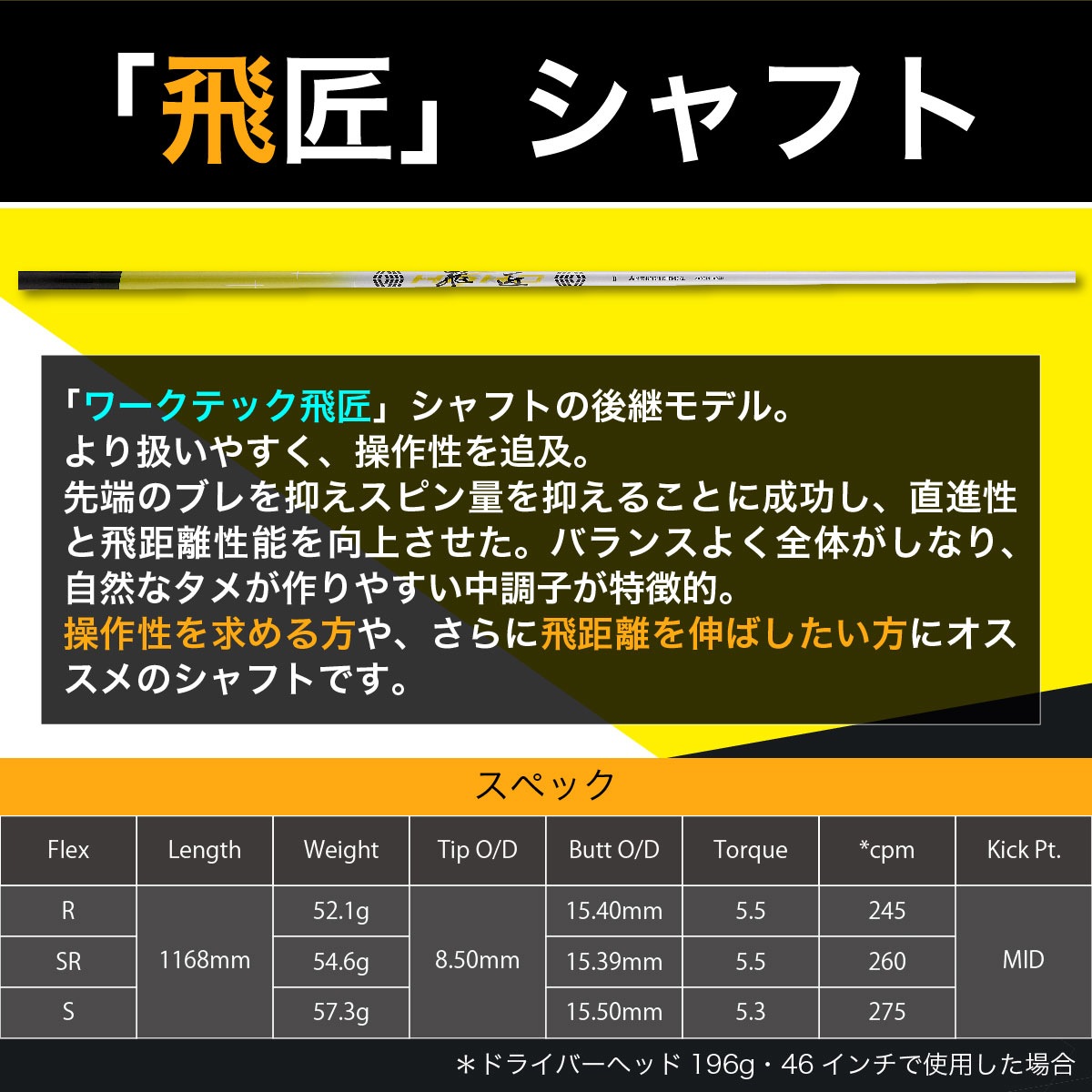 レフティ マキシマックス ブラックシリーズⅡ ＜SLE適合＞｜ワークス