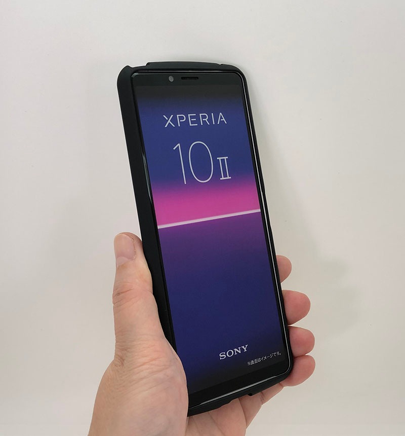 Xperia 10 II 耐衝撃ハイブリッドケース Puffull ホワイト RT