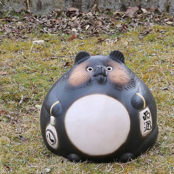 信楽焼 たぬき 信楽焼きたぬき 大福狸 陶器タヌキ 狸 ［ta-0326