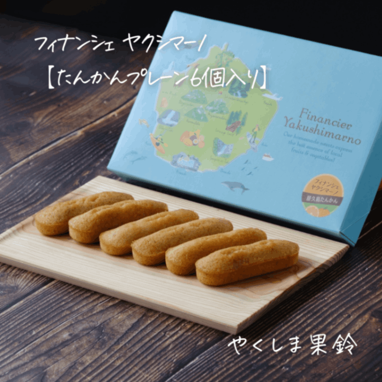 たんかんプレーン6個入り】フィナンシェヤクシマーノ | 果鈴