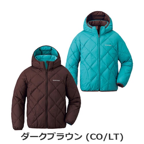 モンベル mont-bell （キッズ）リバーシブル ダウンパーカ Kid's 140