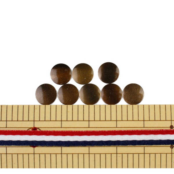 ラインストーン 『メタル ホットフィックス ラウンド 8mm マット