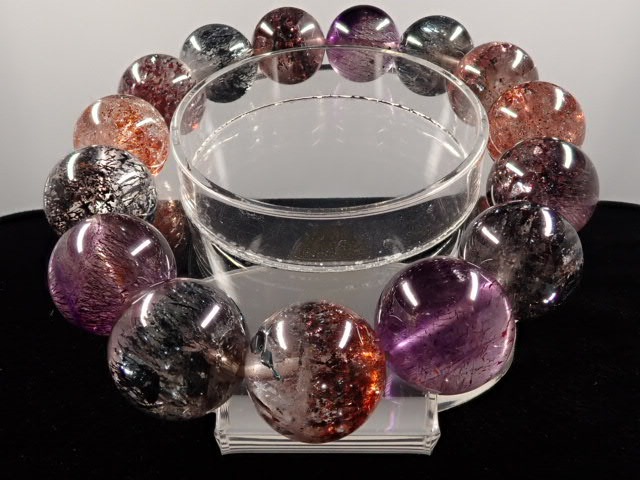 ミックスカラーファントムスーパーセブン ブレスレット 15.3㎜ SA+