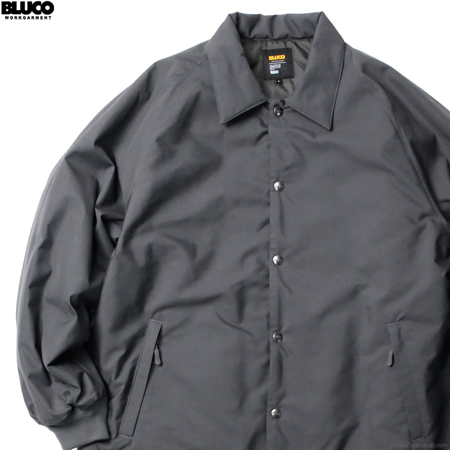 CLINK｜BLUCO T/C COACH JACKET -QUILTING LINING- (CHARCOAL) [147-31