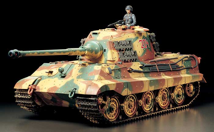 タミヤ 1/16RCタンク組立キット ドイツ重戦車 キングタイガー