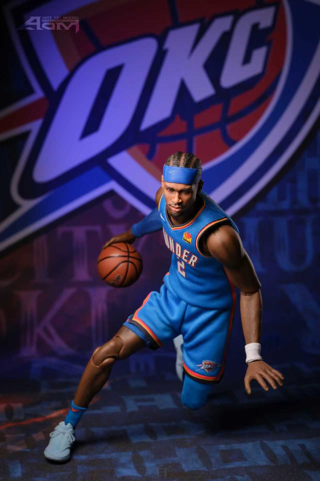 予約 Aom 1/6 サンアントニオ・スパーズ ティム・ダンカン 2014 優勝