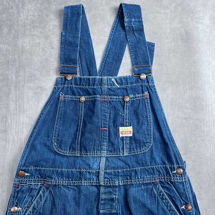 VINTAGE 50'S PAYDAY DENIM OVERALL LOW BACK STYLE ヴィンテージ 50
