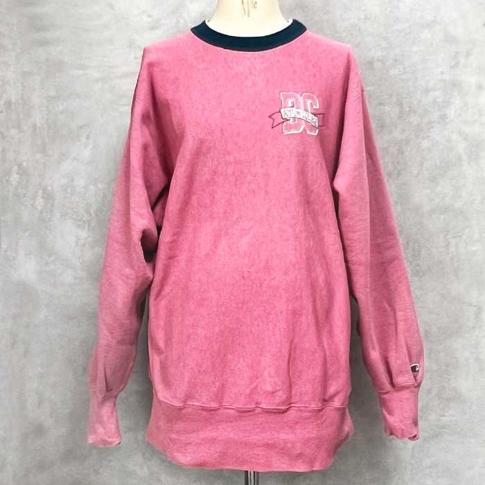 90's CHAMPION REVERSE WEAVE ELBOW-PATCH SWEAT SHIRTS MADE IN USA