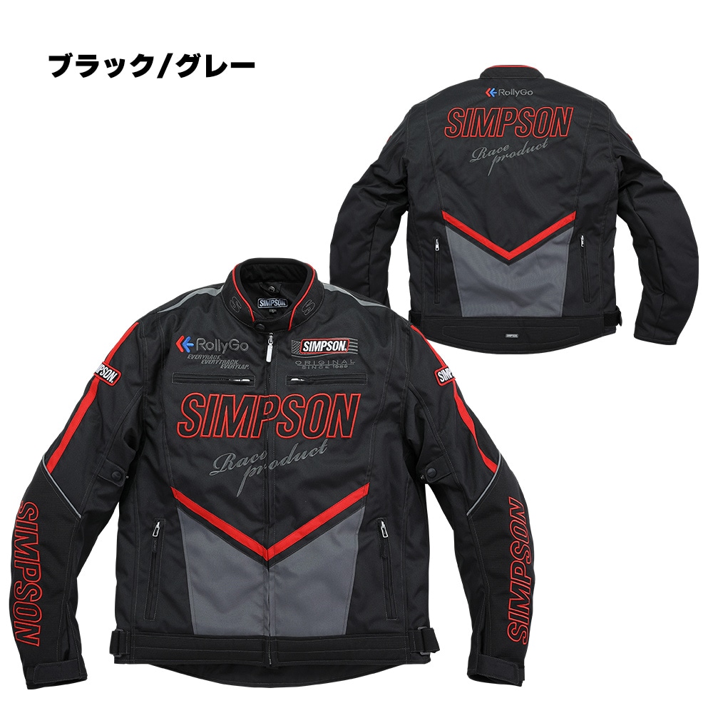 SIMPSON NSW-C01 ライダース ウィンタージャケット 秋冬モデル