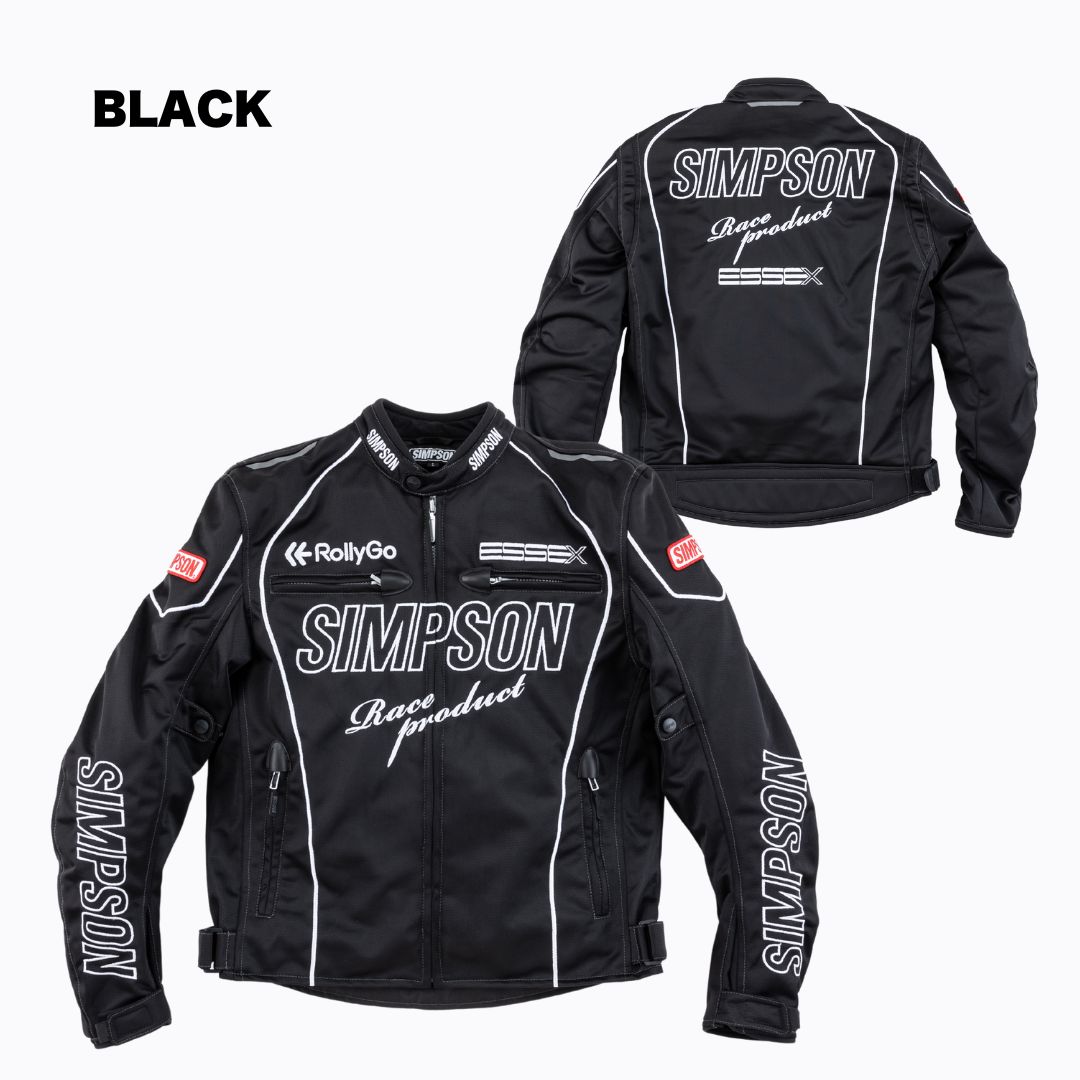 SIMPSON NSM-E02 ライダース メッシュジャケット 春夏モデル | SIMPSON