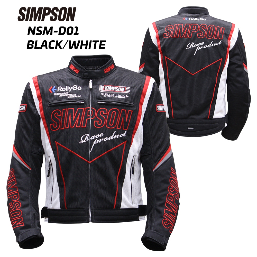 SIMPSON NSM-D01 ライダース メッシュジャケット 春夏モデル | SIMPSON