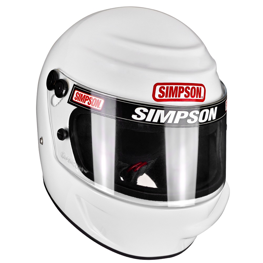 SIMPSON SIDEWINDER VOYAGER 四輪レース用ヘルメット ホワイト SA2010