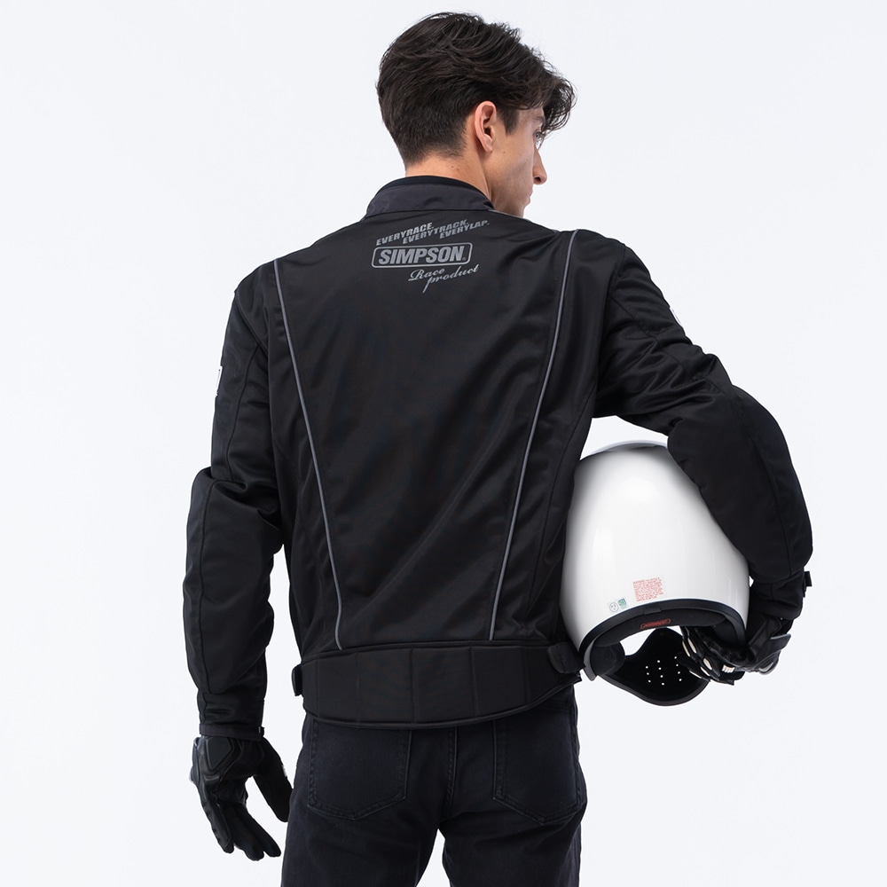 SIMPSON NSM-2204 ライダース メッシュジャケット 春夏モデル