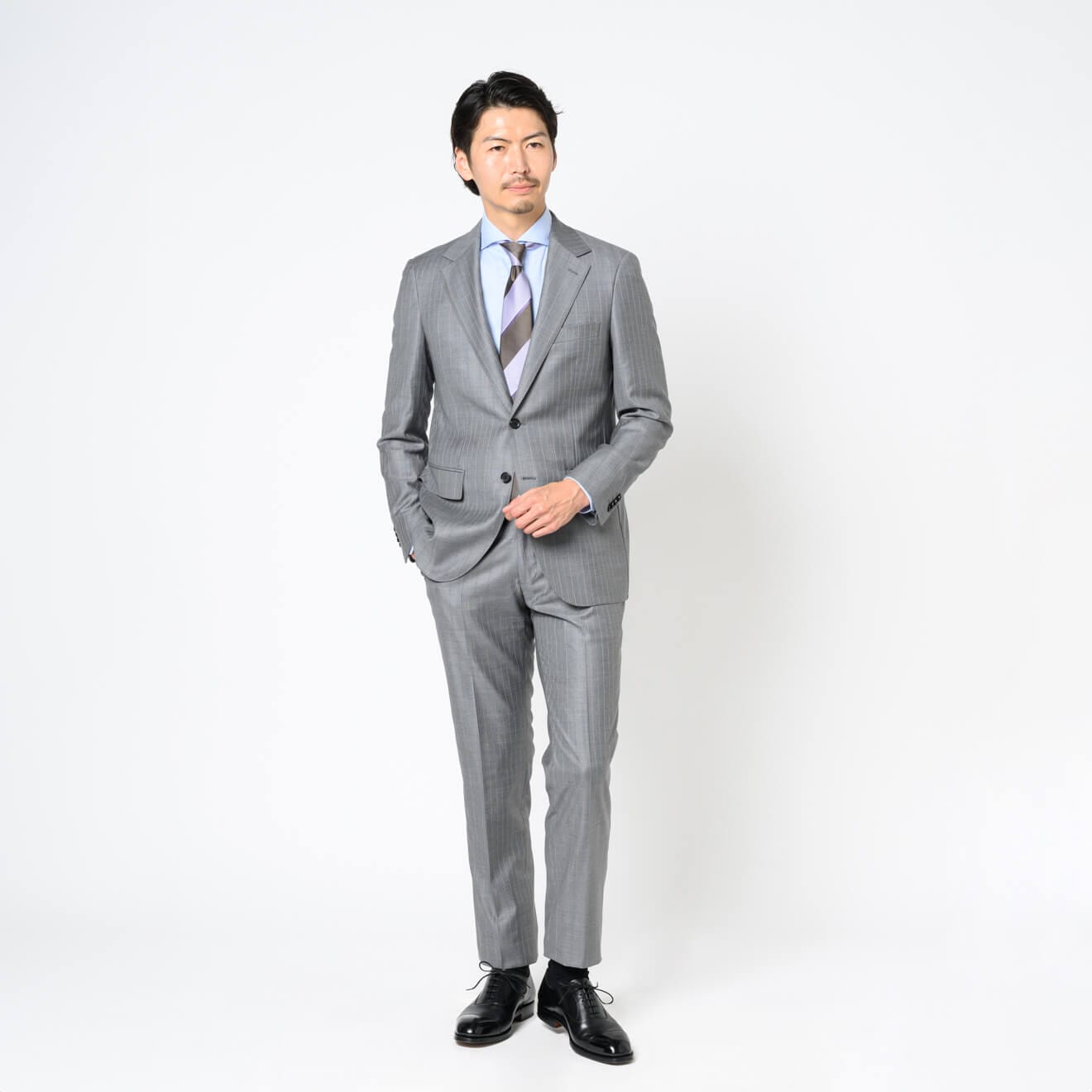 ≪WEB新作≫PREMIO/LoroPiana/ロロピアーナ/シングル2釦//ワンタック