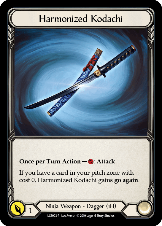 EN】《Cold Foil》[Ninja] Harmonized Kodachi 「P」(武器)〔LGS003
