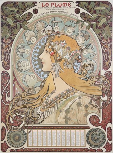 アルフォンス・ミュシャ 「ゾディアック（黄道十二宮）」 | | アトリエ