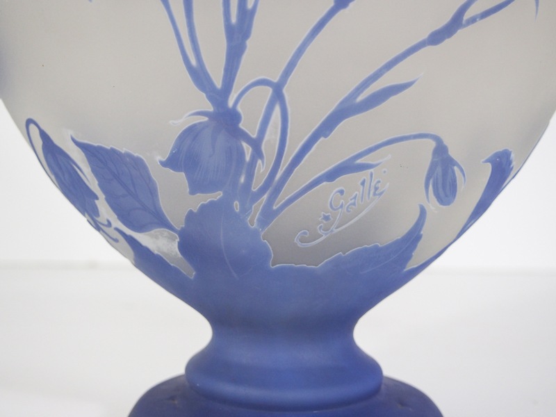 エミール・ガレ 「トルコキキョウ文花瓶」 | | アトリエ・ブランカ