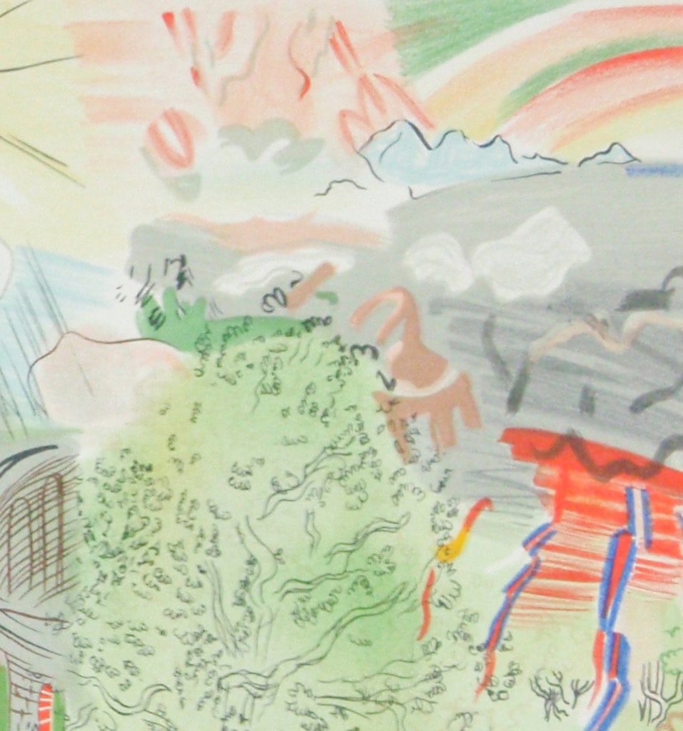 ラウル・デュフィ 「電気の精（見開き）」 | | アトリエ・ブランカ