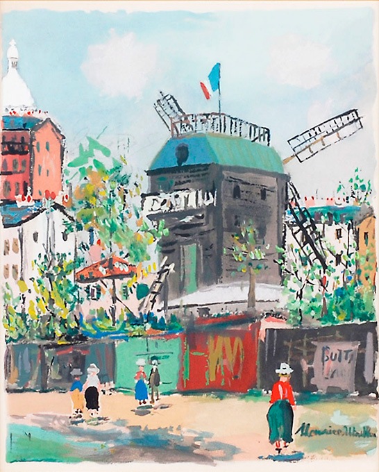 モーリス・ユトリロ 挿画本『霊感の村』 | | アトリエ・ブランカ