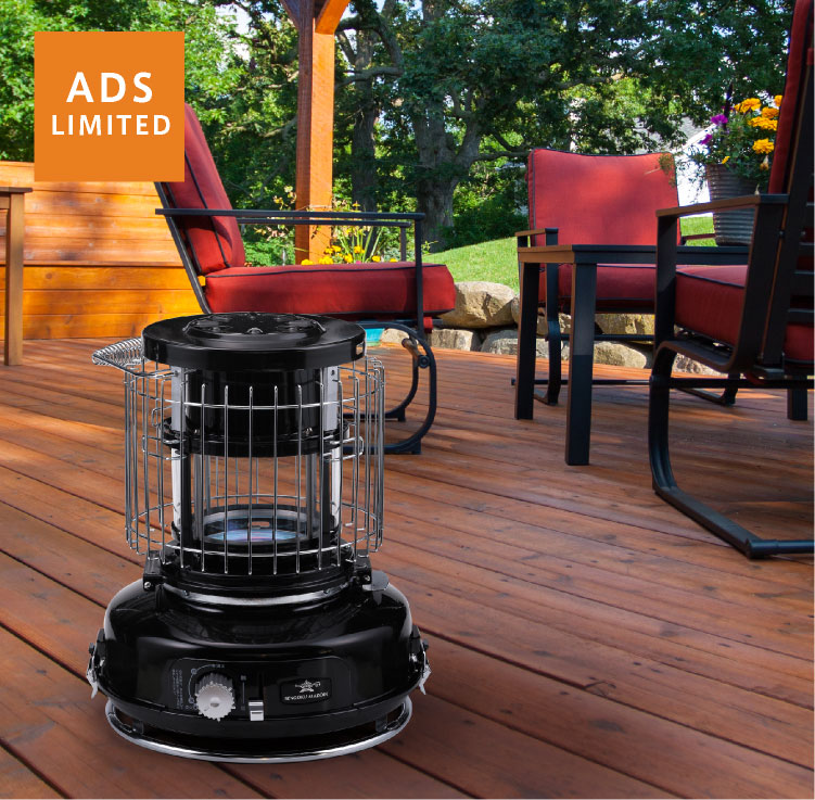 ADS限定商品】センゴクアラジン ポータブルガスストーブ （ブラック