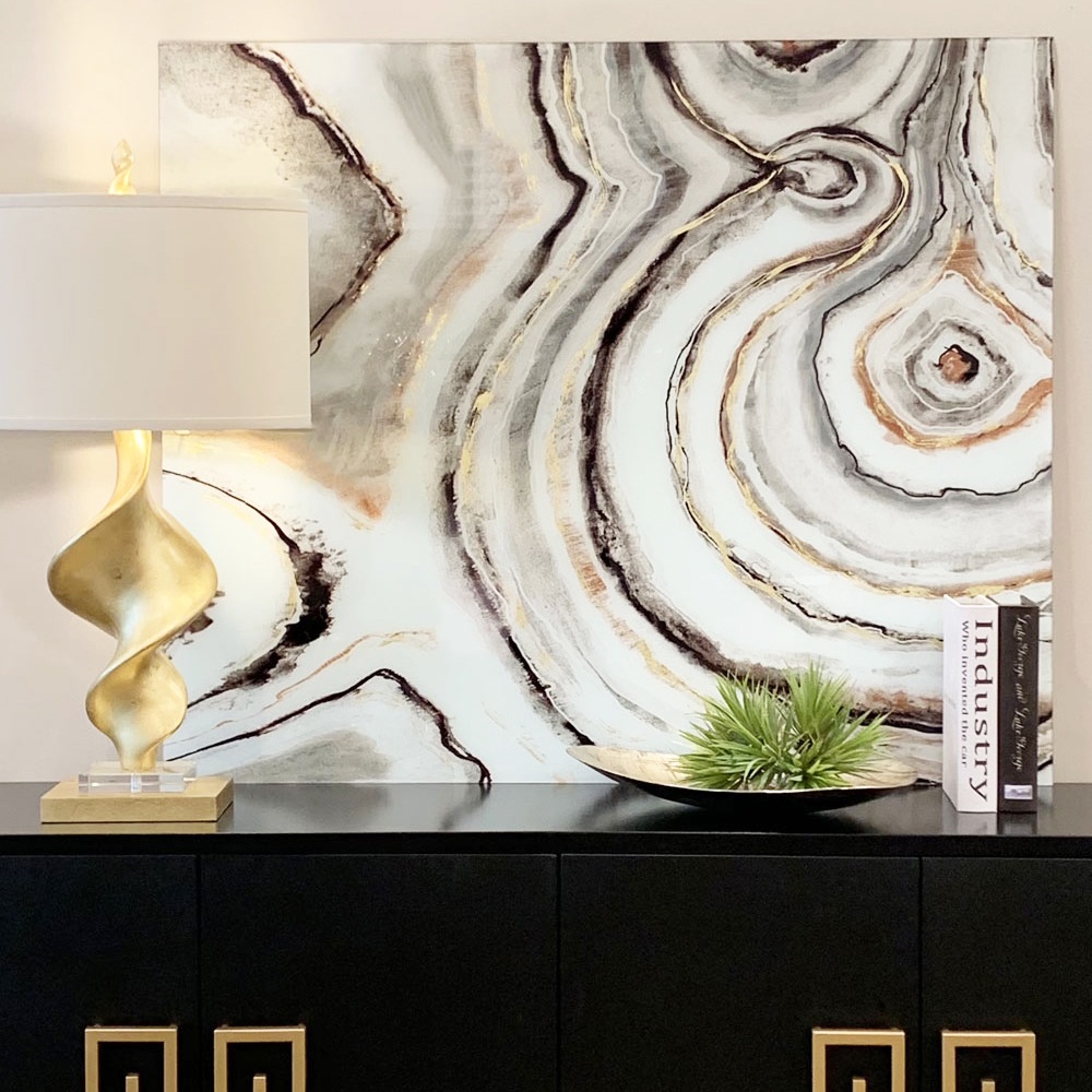 ガラスアートパネル ウォールアート モダンアート 壁掛け 大判