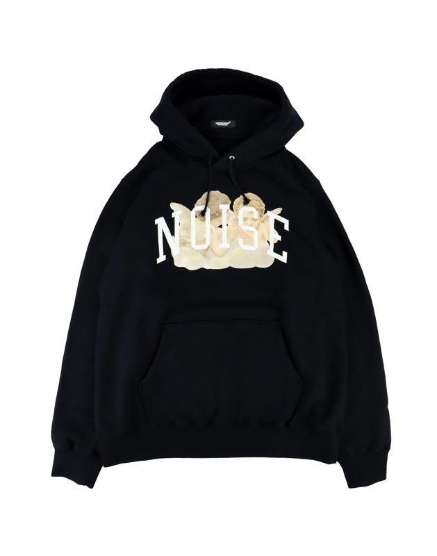 UNDERCOVER アンダーカバー HOODIE ANGEL NOISE/satinpatch ブラック