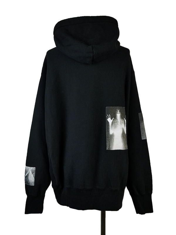 UNDERCOVER アンダーカバー 脇フライスHOODIE PSYCHOJQパッチ ブラック