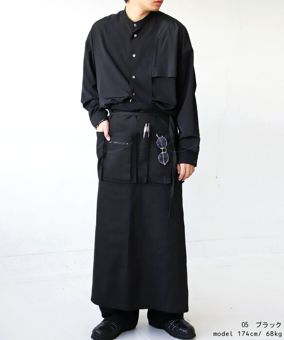 ギャルソンエプロン エプロン メンズ ロング 綿100 送料無料・(100