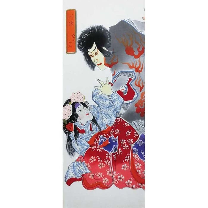 手ぬぐい「歌舞伎十八番 鳴神」｜麻布十番麻の葉オンラインショップ