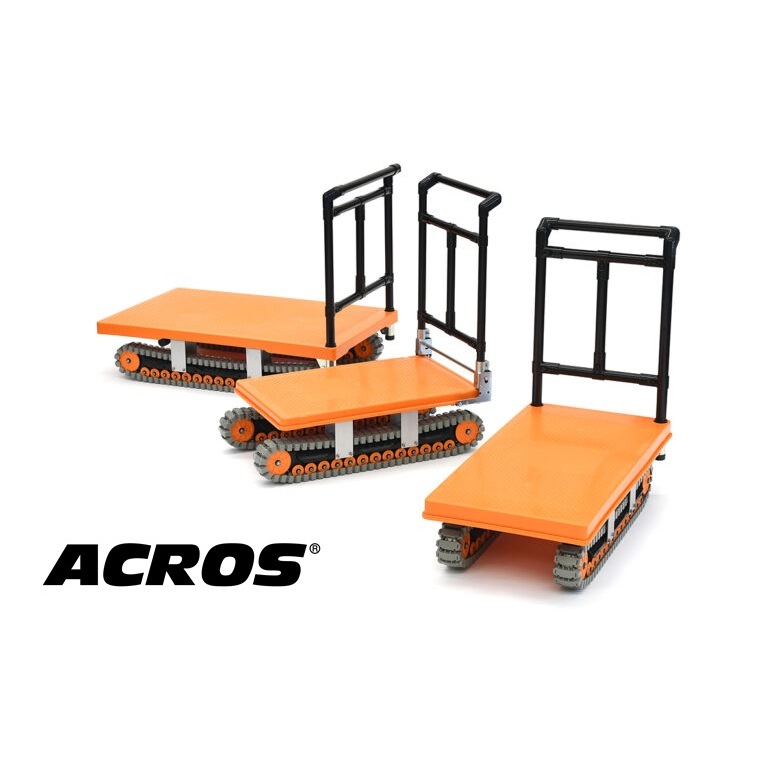 送料無料】矢崎化工 アクロス 搬送台車 折りたたみハンドル 耐荷重