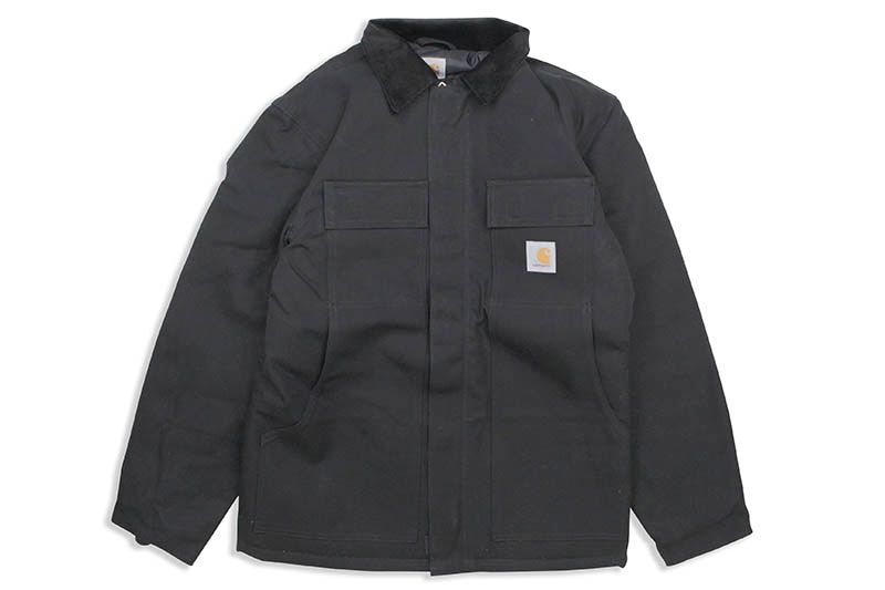 Carhartt DUCK TRADITIONAL ARCTIC QUILT-LINED COAT (C003:BLACK