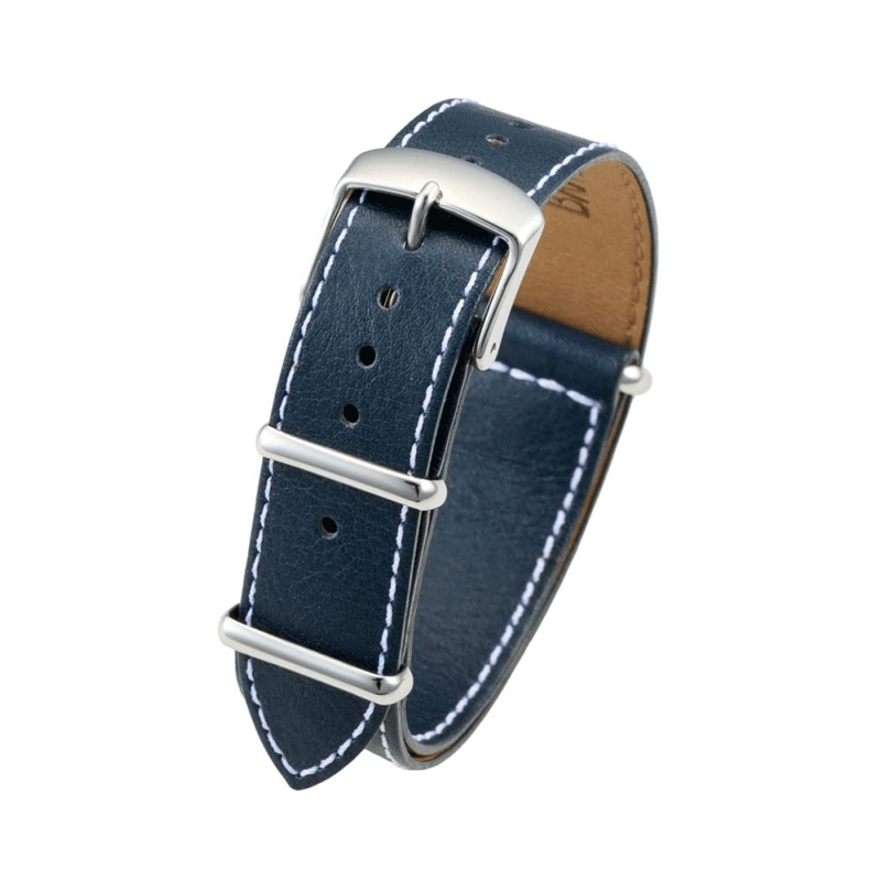 時計バンド 牛革 ネイビー BCE035D1 | 時計バンド | バンビ公式