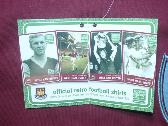 ウェストハム 1964 ホーム 長袖 ユニフォーム FAカップファイナル