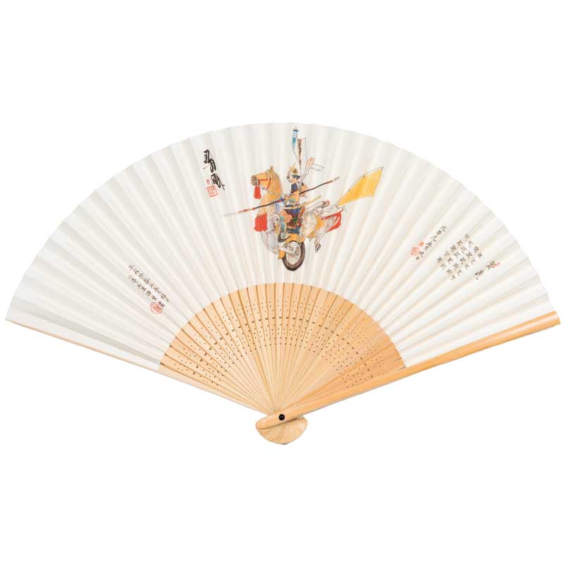 扇子〈騎馬武者圖〉山口晃(男女兼用)京都便利堂オンラインショップ
