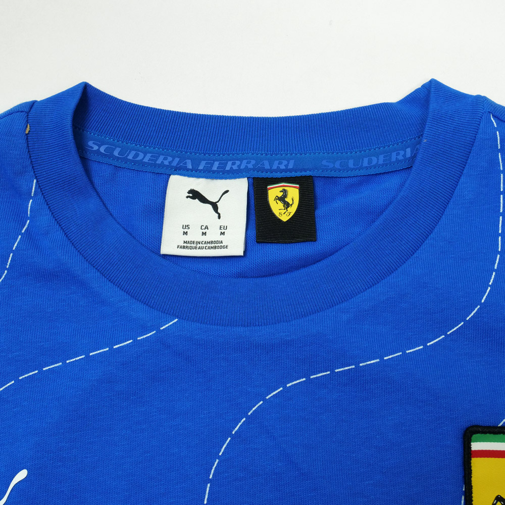 PUMA スクーデリア フェラーリ SF モンツァ Tシャツ 2025 ブルー