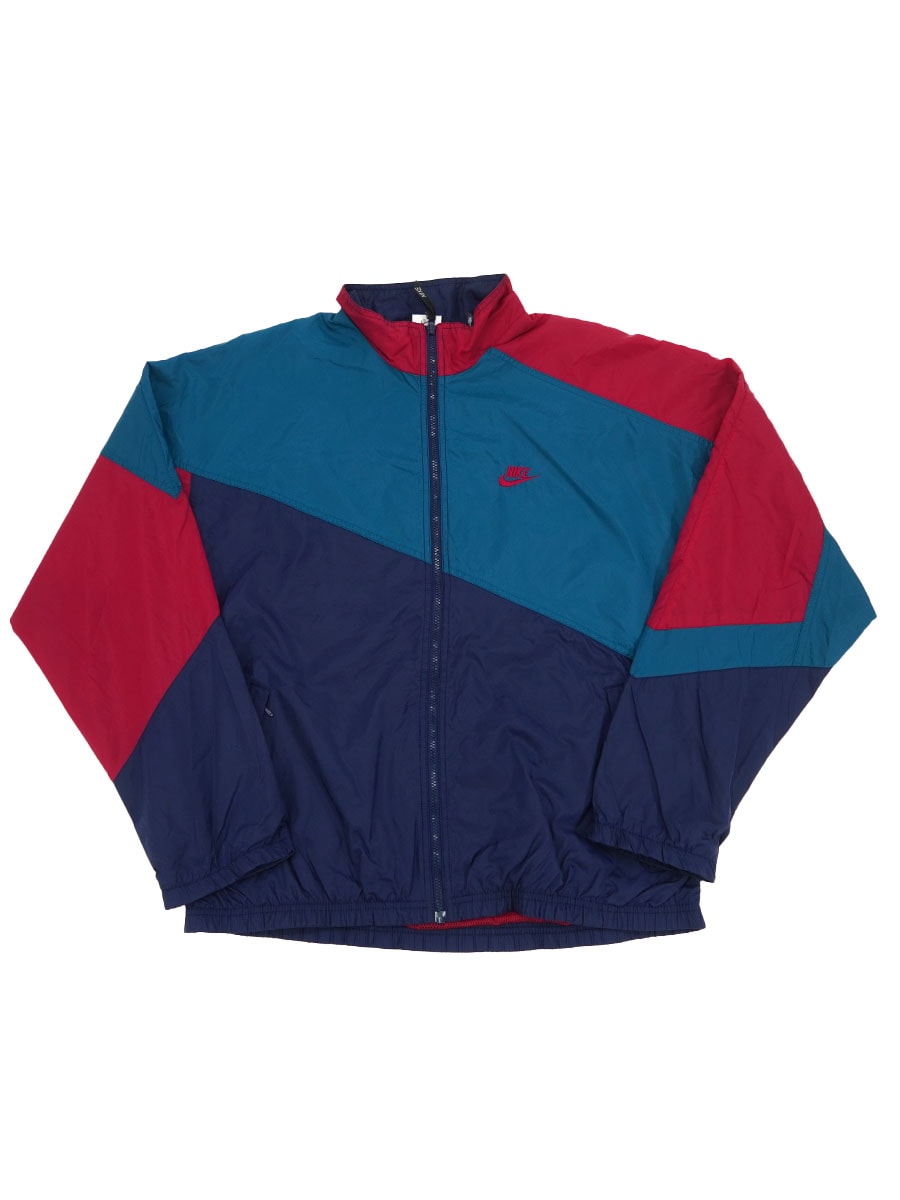 90's NIKE 3色切り替え ナイロンジャケット 実寸(XL位) | すべての商品