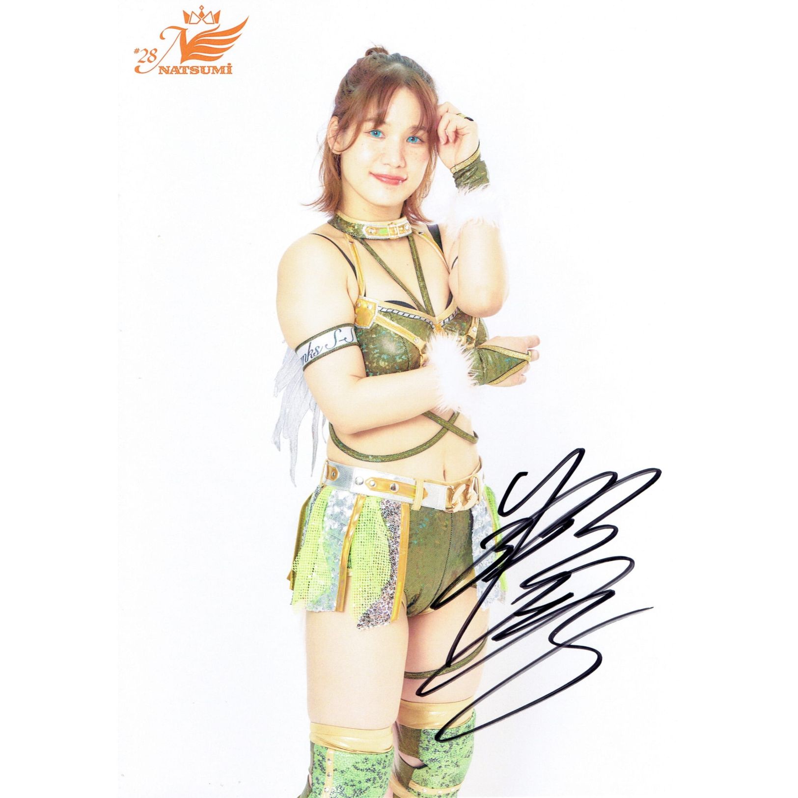 翔月なつみ #28 マリーゴールド アクリルパネル A5サイズ 直筆サイン